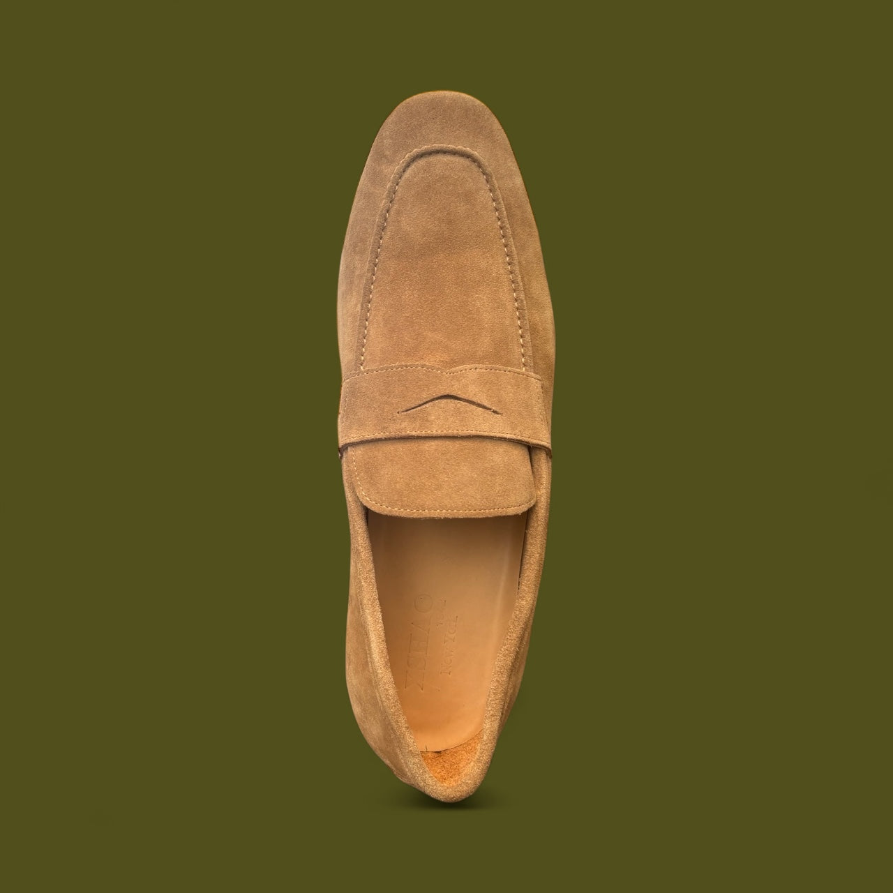 Felix Penny Loafer Calfskin Suede