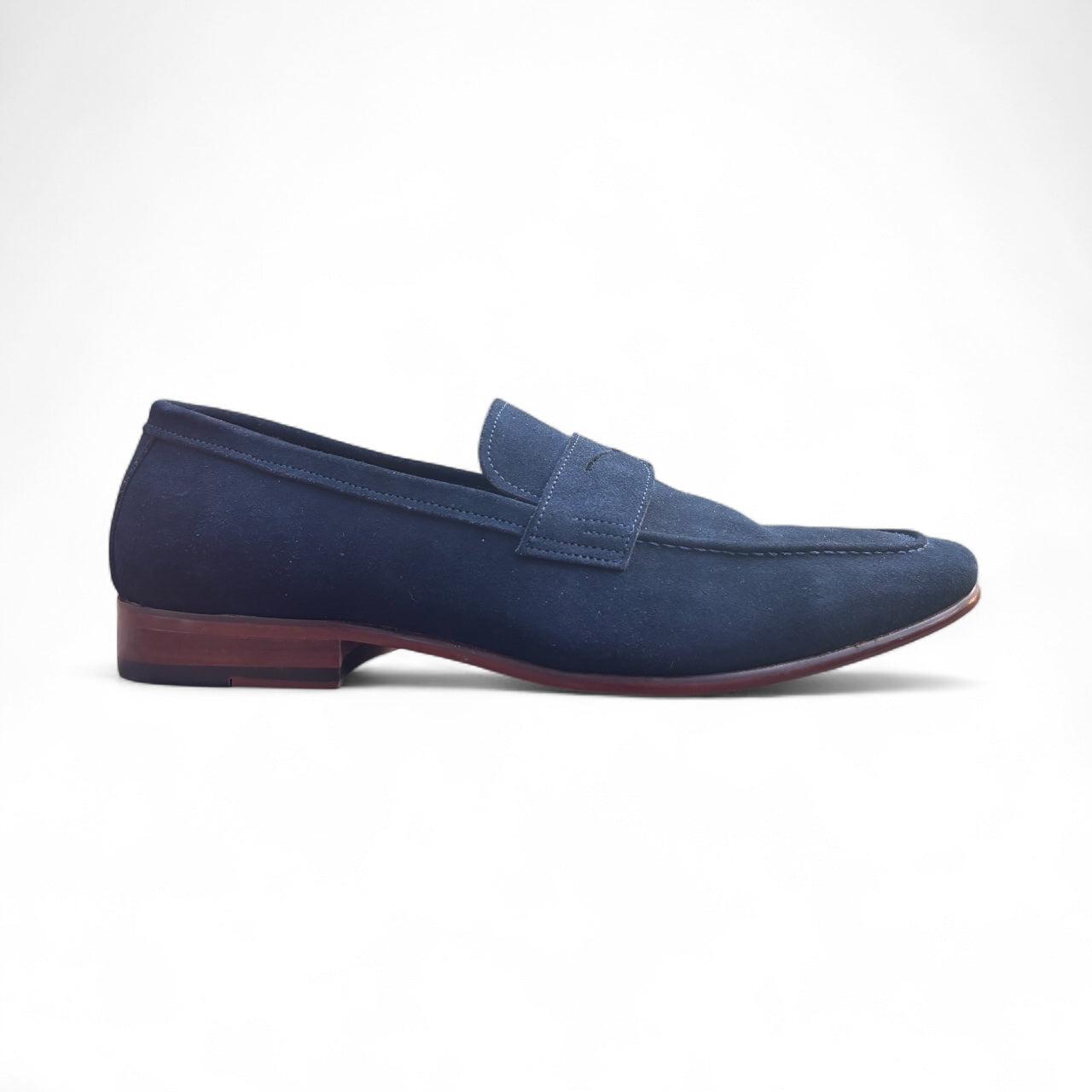 Felix Penny Loafer Calfskin Suede