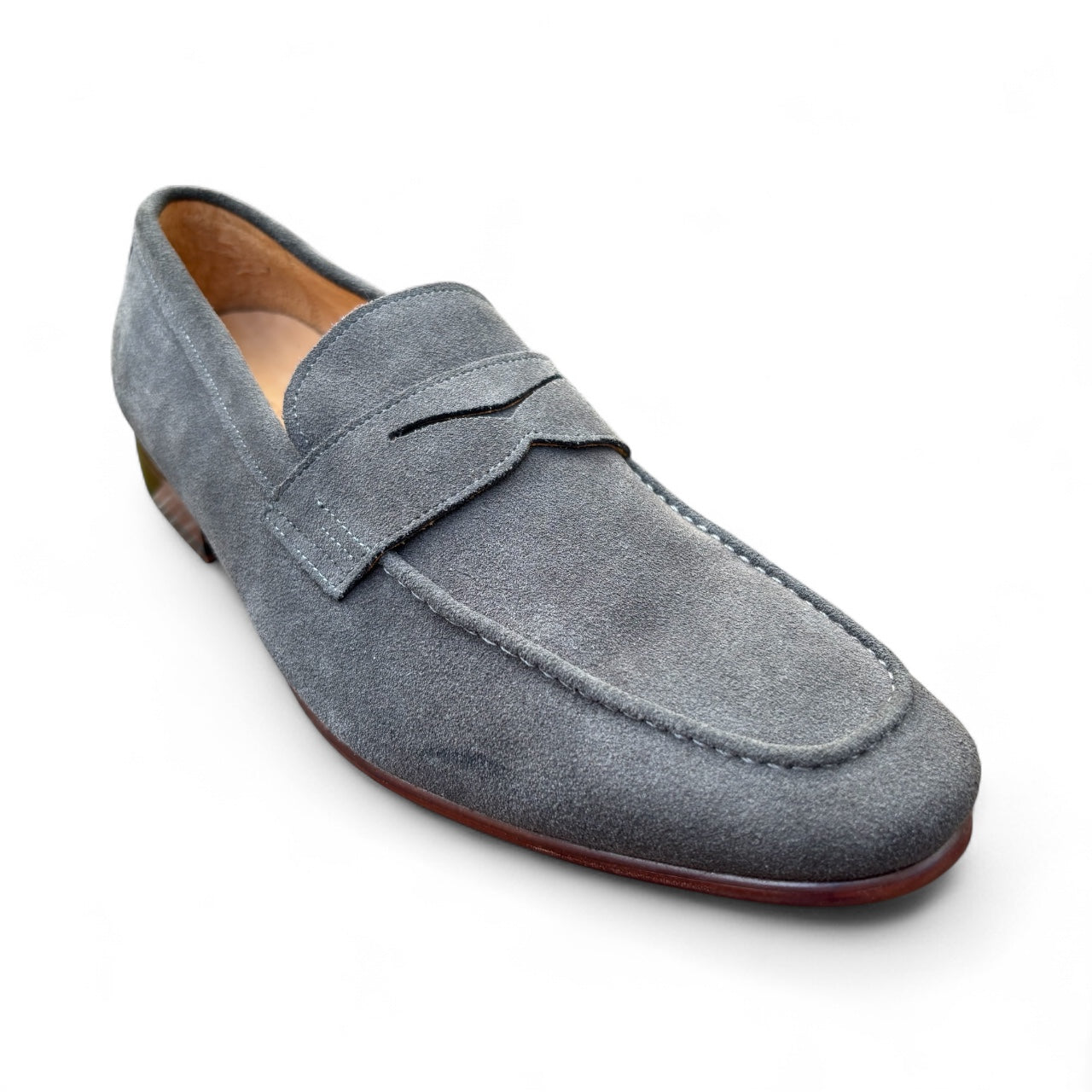 Felix Penny Loafer Calfskin Suede