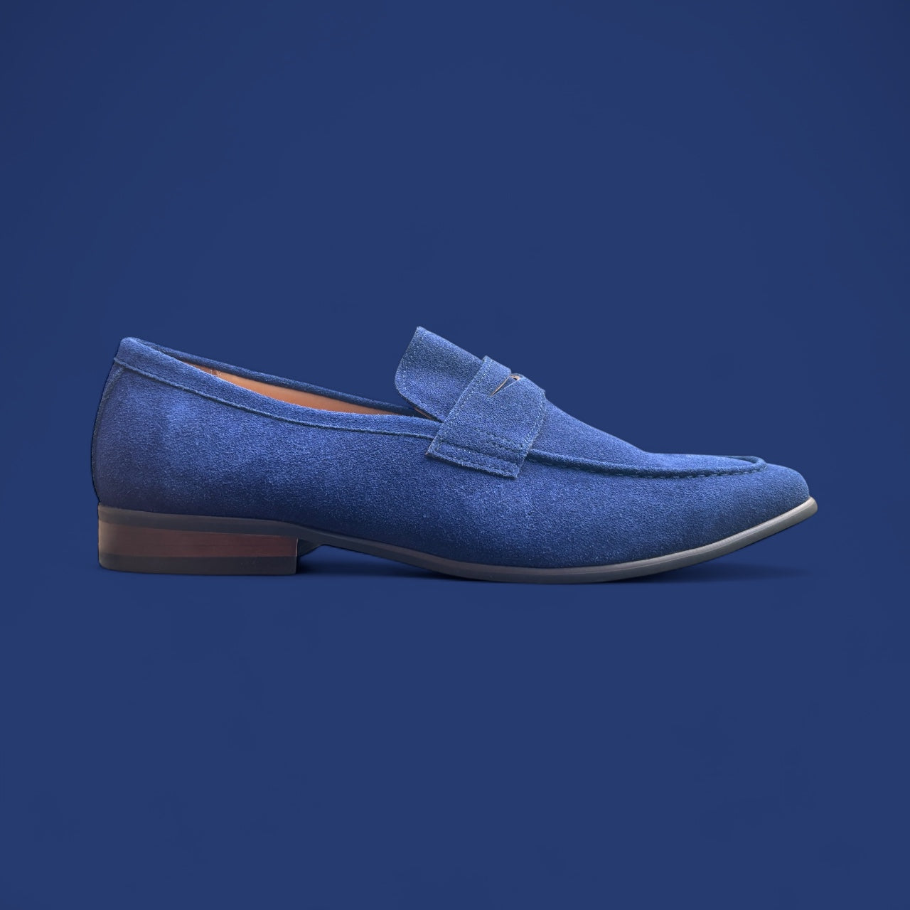 Felix Penny Loafer Calfskin Suede