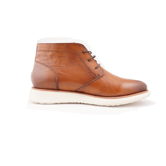 Luca Premier Full Grain Leather Hand Stained Chukka Boots