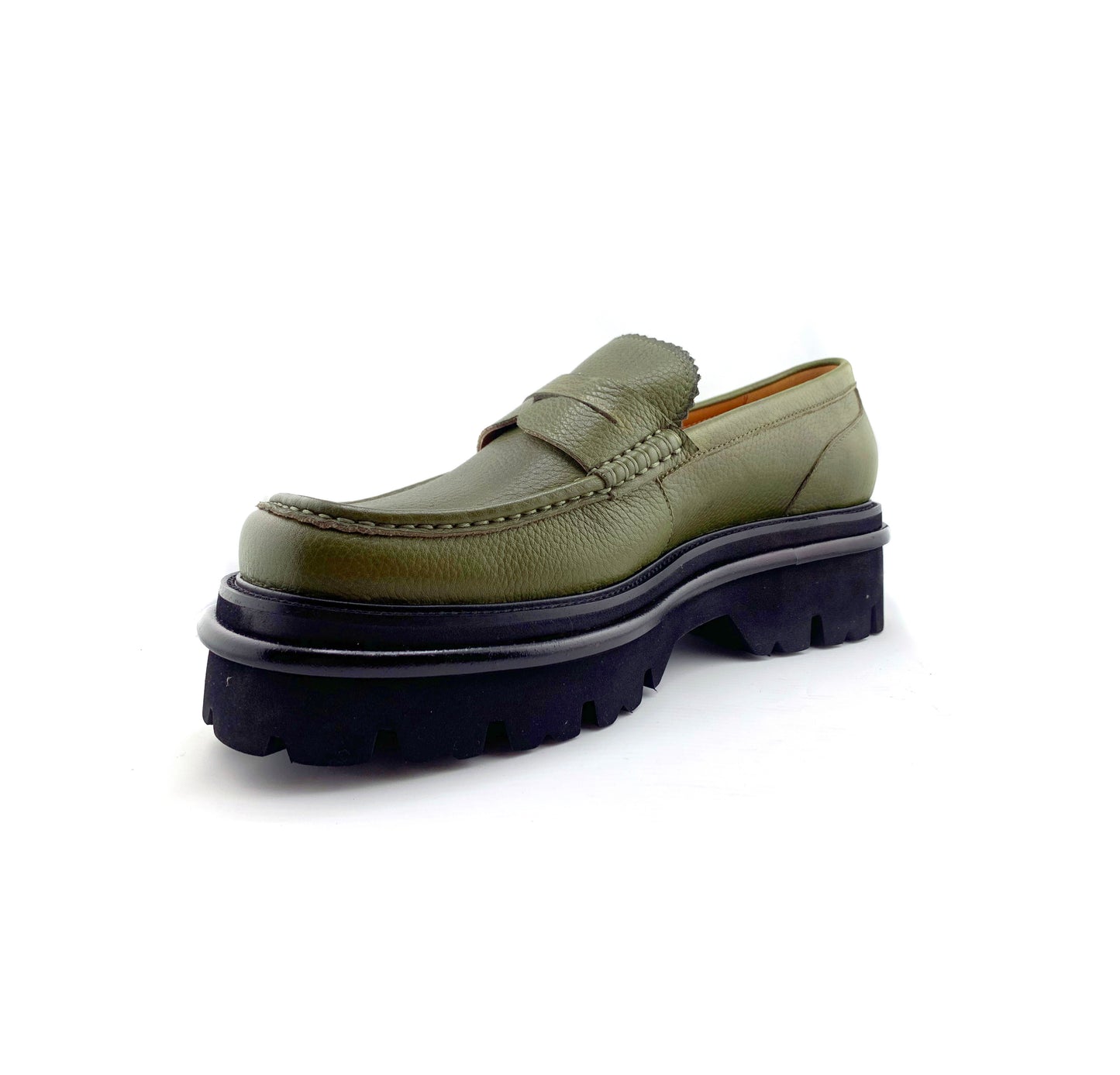 William Full Grain Elevated Red Carpet Loafer