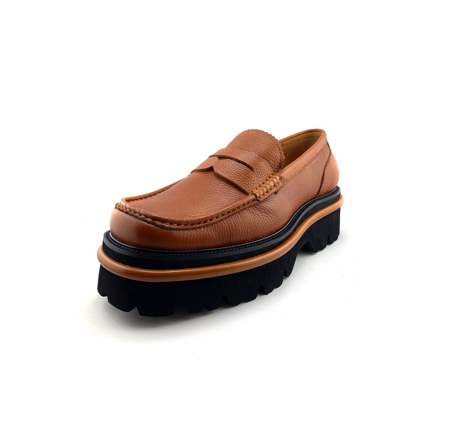 William Full Grain Elevated Red Carpet Loafer