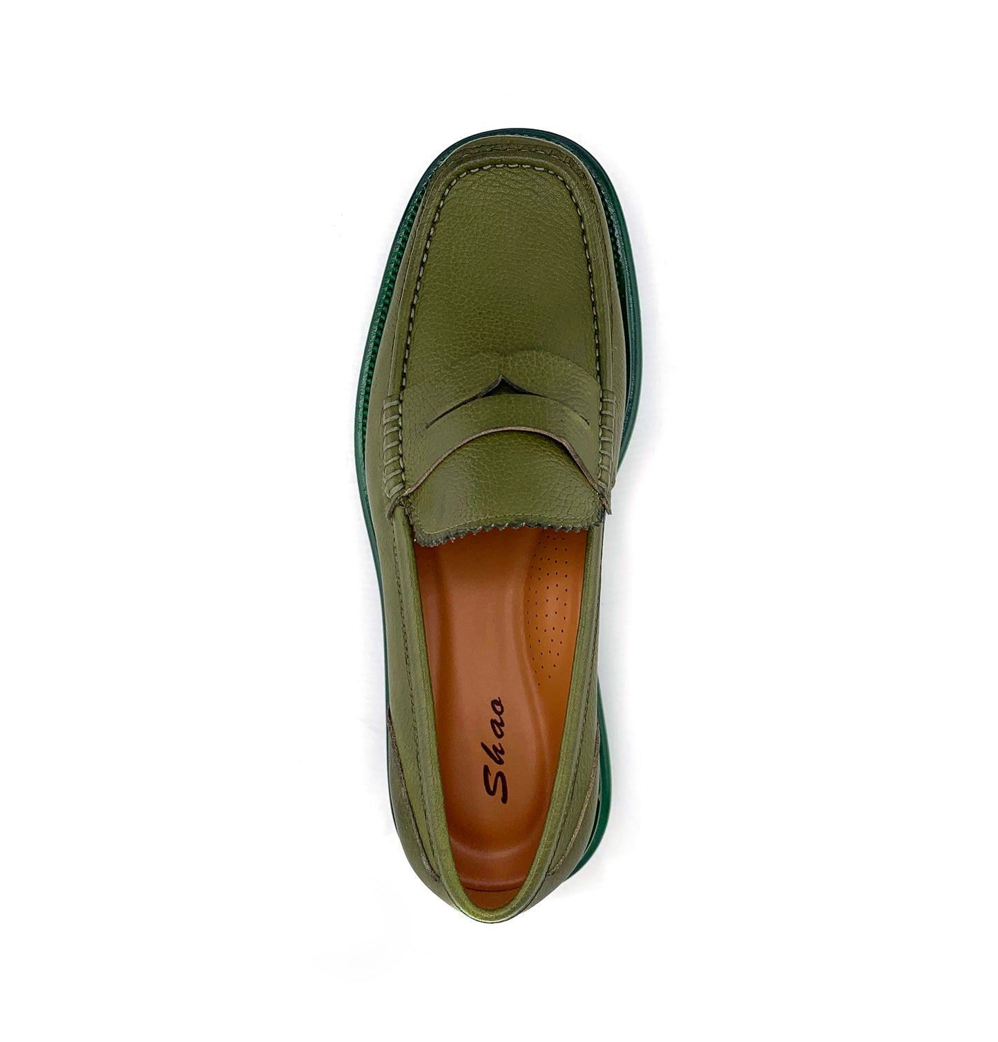 William Full Grain Elevated Red Carpet Loafer