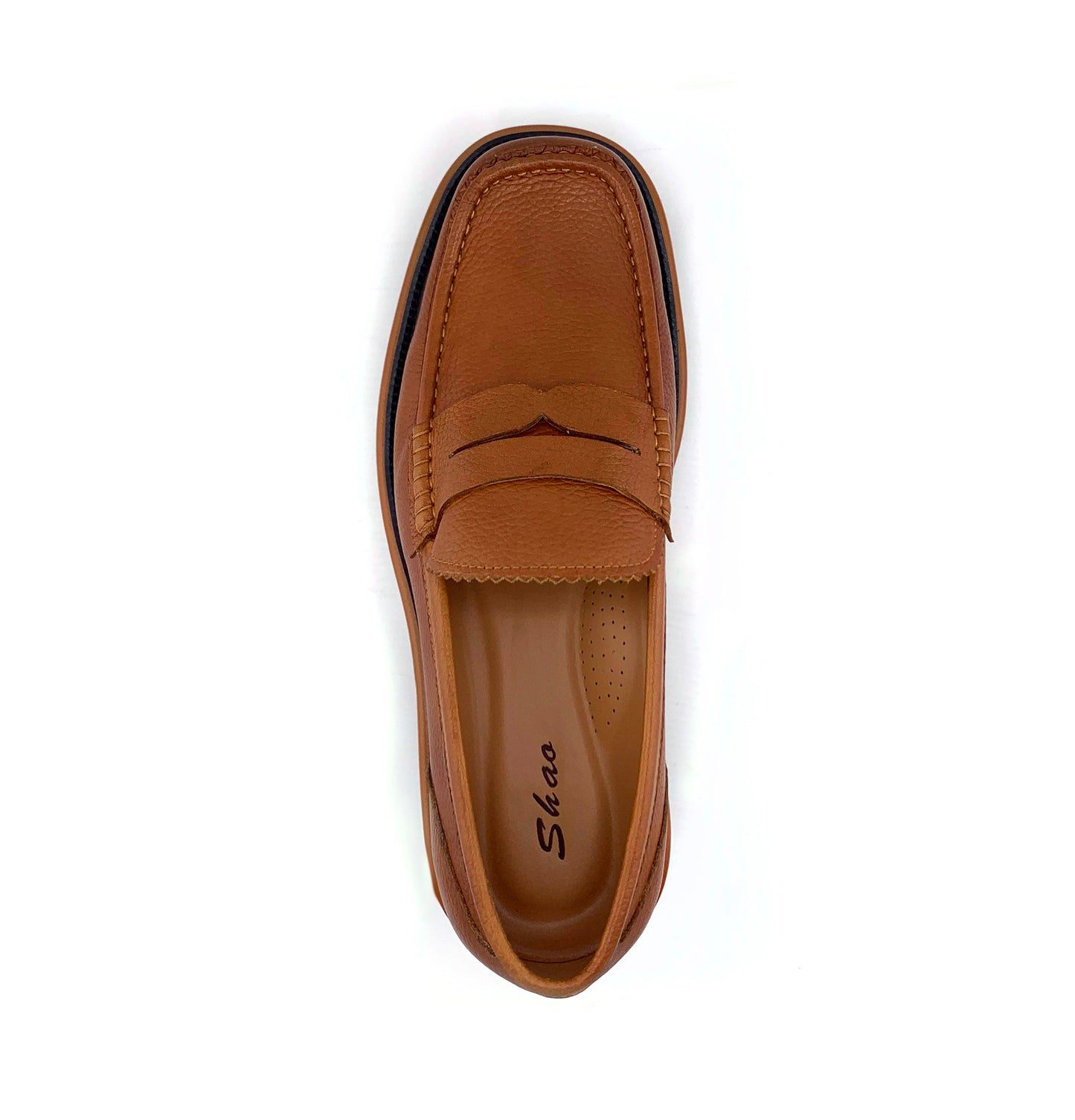 William Full Grain Elevated Red Carpet Loafer